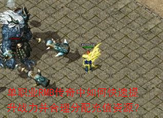 单职业RMB传奇中如何快速提升战力并合理分配充值资源? 单职业RMB传奇中如何快速提升战力并合理分配充值资源?