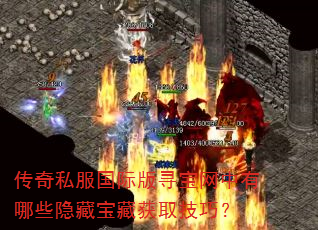 传奇私服国际版寻宝网中有哪些隐藏宝藏获取技巧? 传奇私服国际版寻宝网中有哪些隐藏宝藏获取技巧?