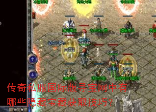 传奇私服国际版寻宝网中有哪些隐藏宝藏获取技巧? 传奇私服国际版寻宝网中有哪些隐藏宝藏获取技巧?