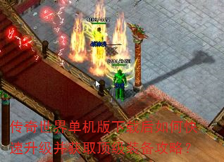 传奇世界单机版下载后如何快速升级并获取顶级装备攻略? 传奇世界单机版下载后如何快速升级并获取顶级装备攻略?