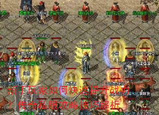 新手玩家如何快速提升战力?传奇私服攻略技巧解析 新手玩家如何快速提升战力?传奇私服攻略技巧解析