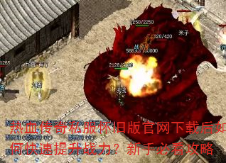 热血传奇私服怀旧版官网下载后如何快速提升战力?新手必看攻略 热血传奇私服怀旧版官网下载后如何快速提升战力?新手必看攻略