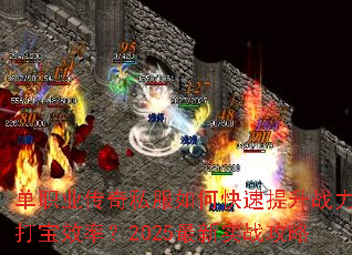 单职业传奇私服如何快速提升战力与打宝效率?2025最新实战攻略 单职业传奇私服如何快速提升战力与打宝效率?2025最新实战攻略