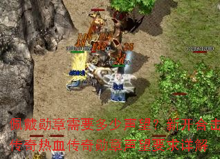 佩戴勋章需要多少声望?新开合击传奇热血传奇勋章声望要求详解 佩戴勋章需要多少声望?新开合击传奇热血传奇勋章声望要求详解