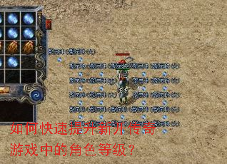 如何快速提升新开传奇游戏中的角色等级? 如何快速提升新开传奇游戏中的角色等级?