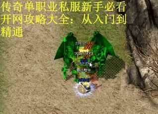 传奇单职业私服新手必看开网攻略大全：从入门到精通