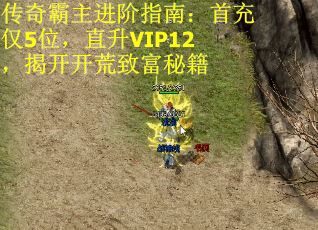 传奇霸主进阶指南：首充仅5位，直升VIP12，揭开开荒致富秘籍