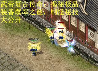 武帝复古传奇：揭秘极品装备爆率之谜，刷怪秘技大公开