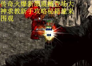 传奇火爆新服震撼登场大神求教新手攻略秘籍速来围观