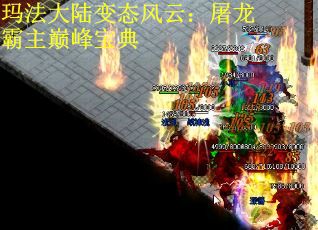 玛法大陆变态风云：屠龙霸主巅峰宝典