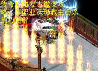 传奇1.76复古微变攻略：单职业沃玛教主击杀技巧详解